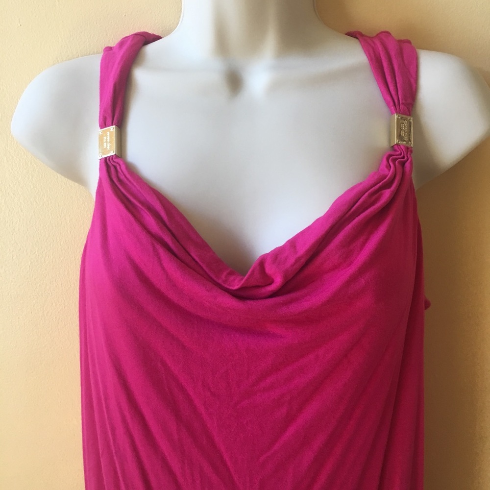 Michael Kors Pink Top With Gold Accents